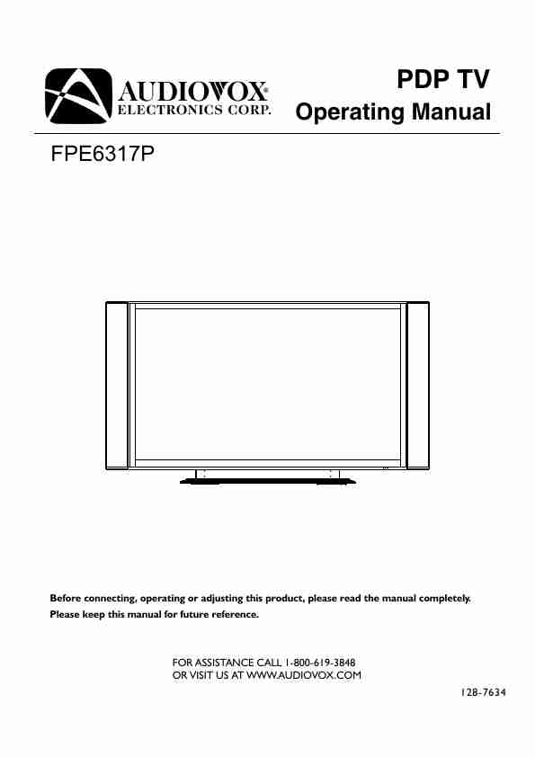 Audiovox Flat Panel Television FPE6317P-page_pdf
